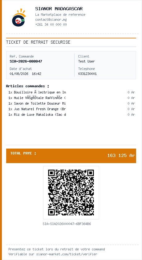 Lancement officiel de la plateforme SIANOR